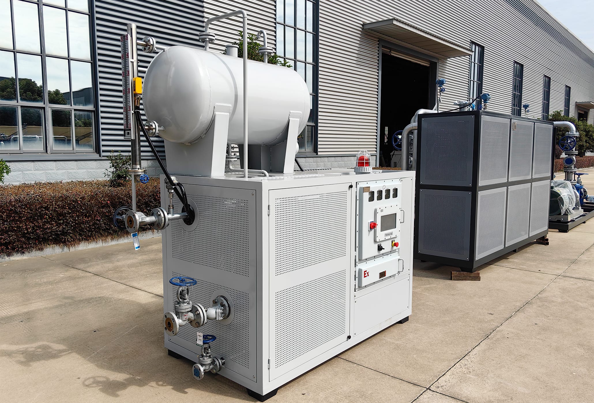 Compare thermal oil heater and steam boiler